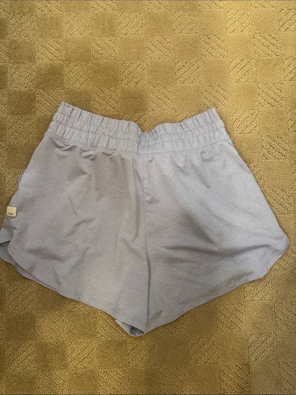 Vuori Lavender Athletic Lounge Shorts with Drawstring - Picture 3 of 3